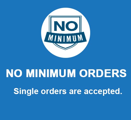 no minimum orders